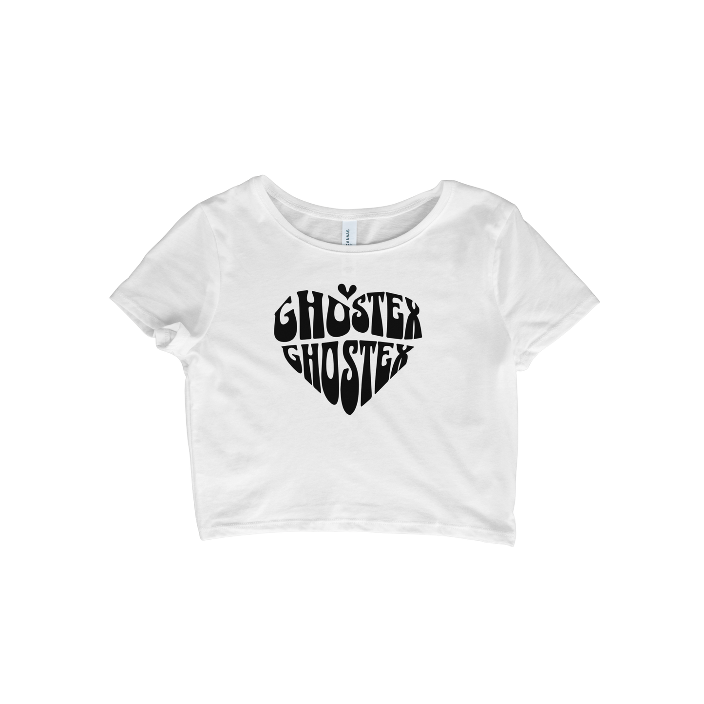 HEART CROP (black)