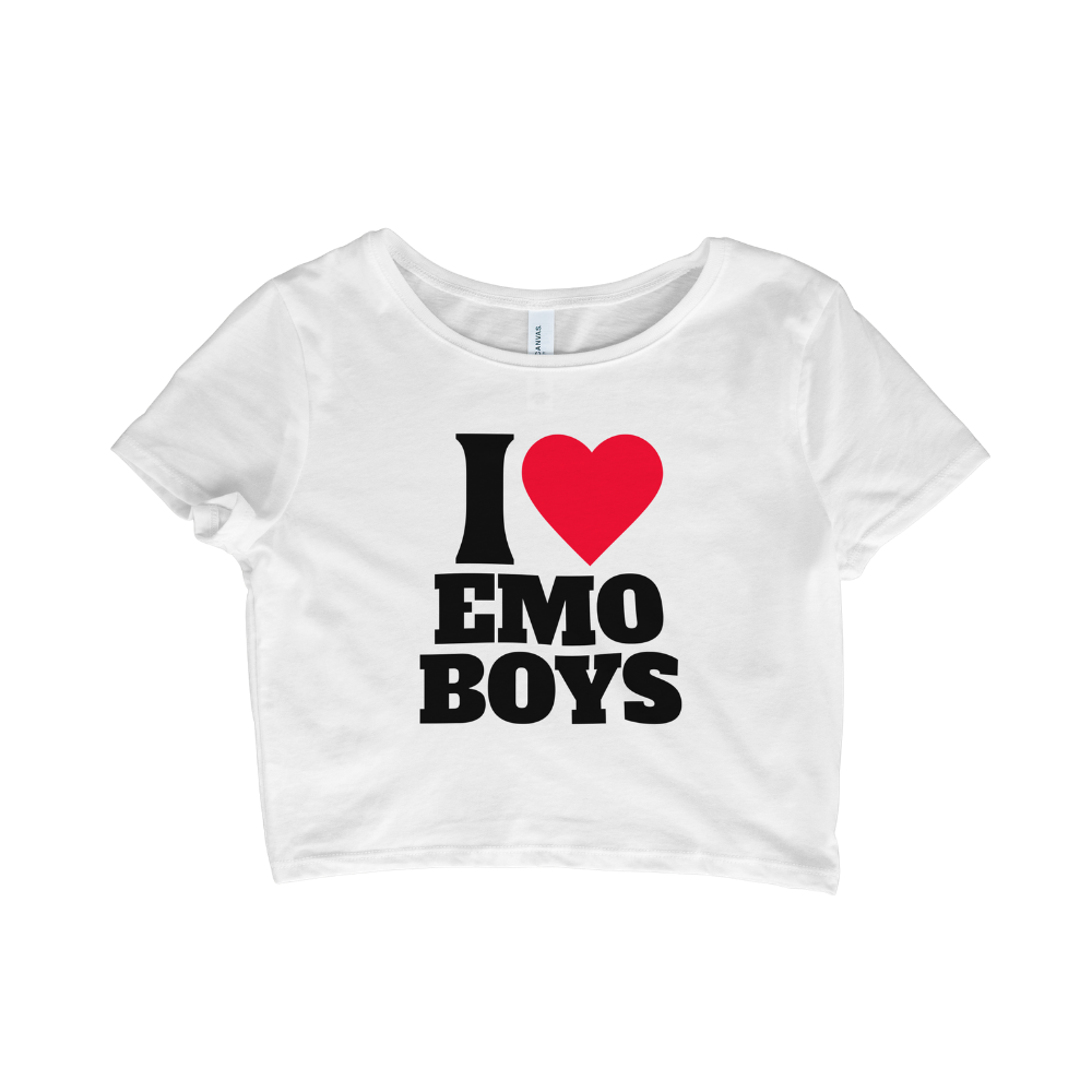 I <3 EMO BOYS CROP