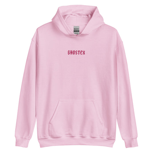 Pink Ghostex Logo Hoodie - Ghostex