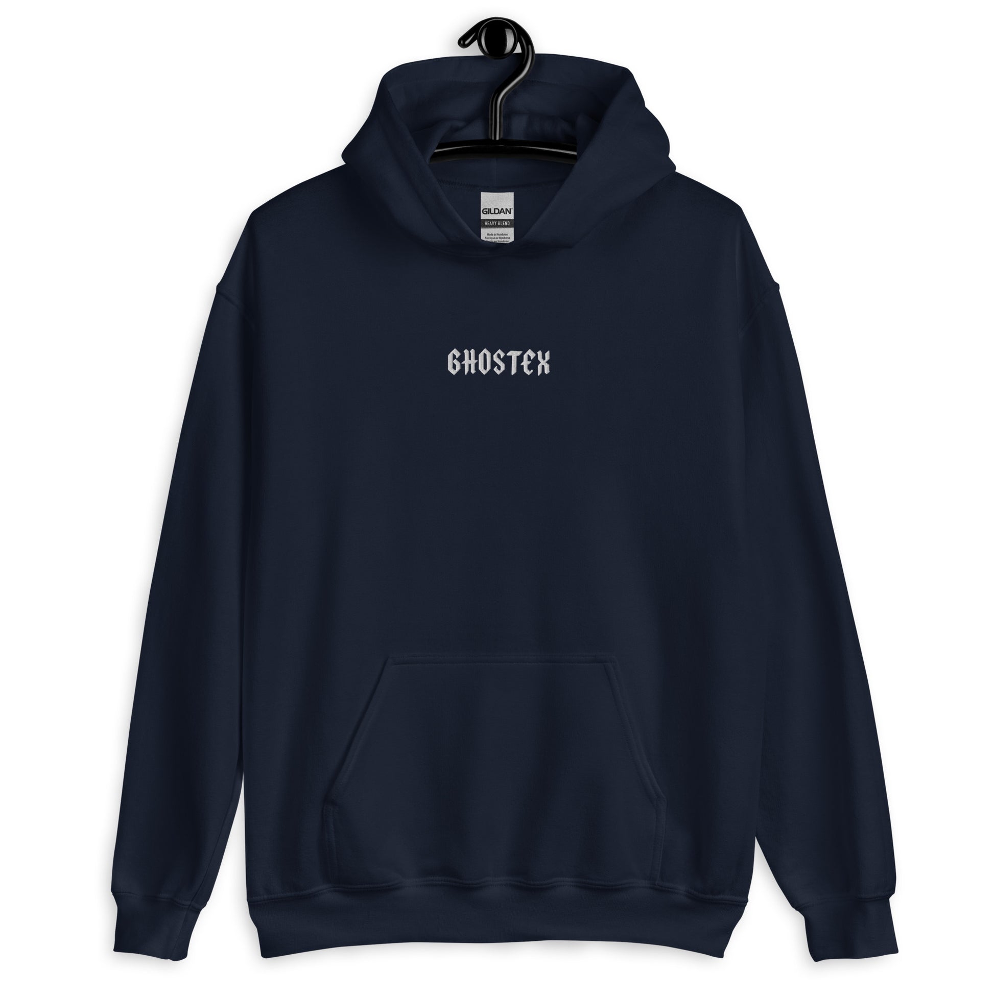 Ghostex White Logo Hoodie - Ghostex