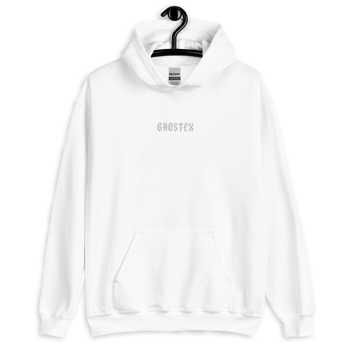 Ghostex White Logo Hoodie - Ghostex