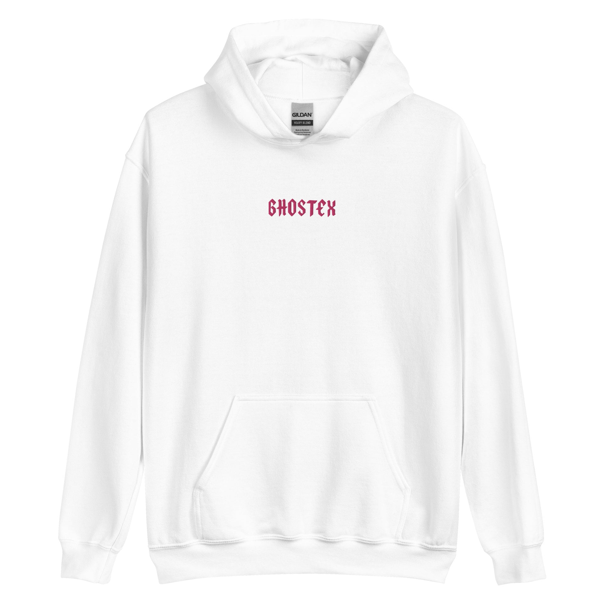 Pink Ghostex Logo Hoodie - Ghostex